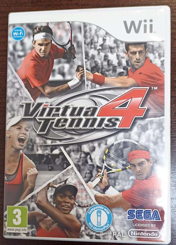 Virtua Tennis 4 for Wii - PAL CIB Mint