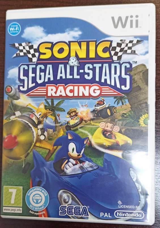 Sonic and Sega All-stars Racing for Wii - PAL CIB Mint