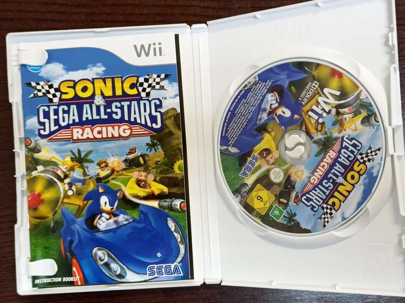 Sonic and Sega All-stars Racing for Wii - PAL CIB Mint