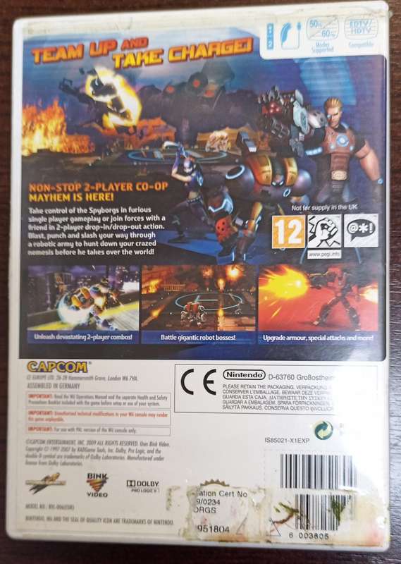 Spyborgs for Wii PAL CIB
