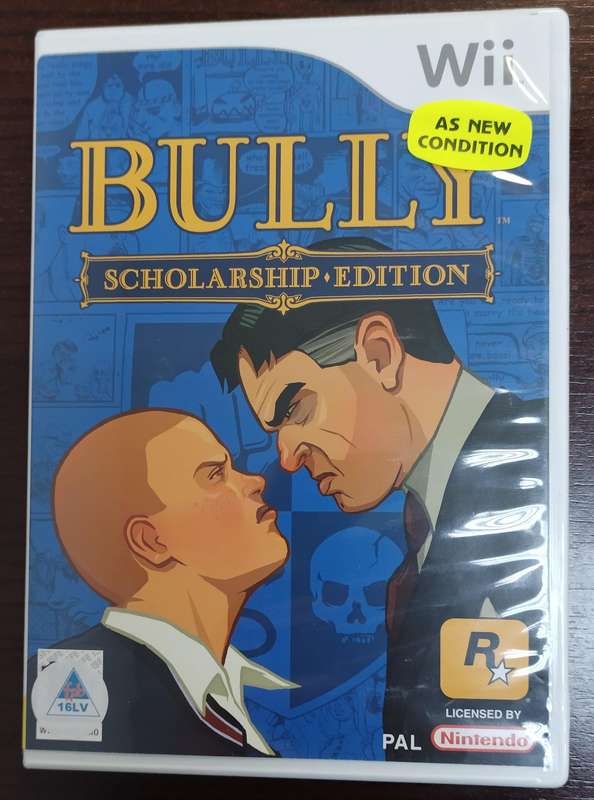 Bully Scholarship Edition for Nintendo Wii - PAL CIB Mint New