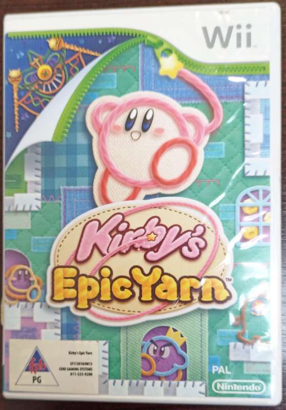 Kirby's Epic Yarn for the Wii - PAL CIB Mint
