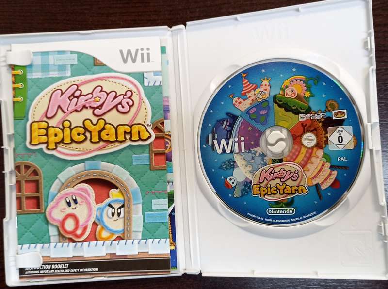Kirby's Epic Yarn for the Wii - PAL CIB Mint