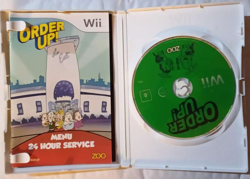 Order Up! For Nintendo Wii PAL CIB