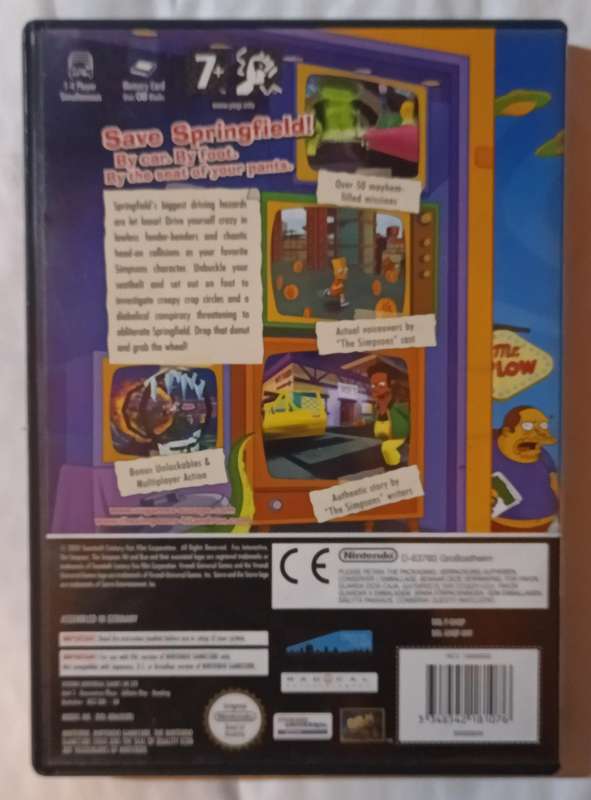 The Simpsons Hit and Run for Nintendo GameCube (PAL)