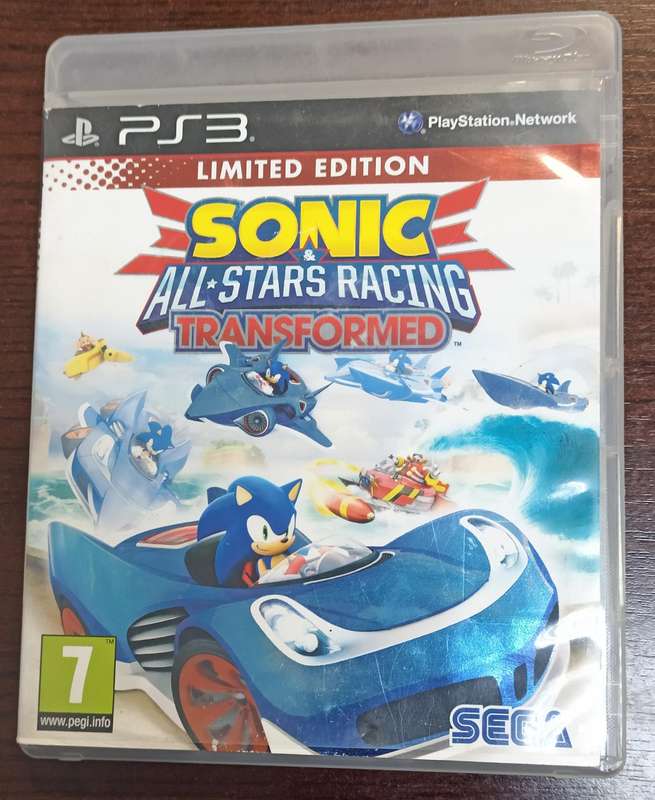Sonic & All-stars Racing Transformed for PS3 (CIB)