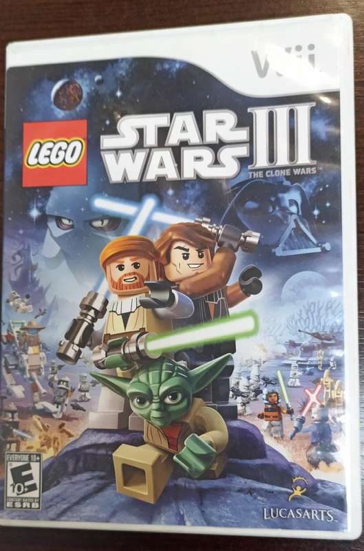Lego Star Wars III The Clone Wars for Wii (NTSC, CIB)