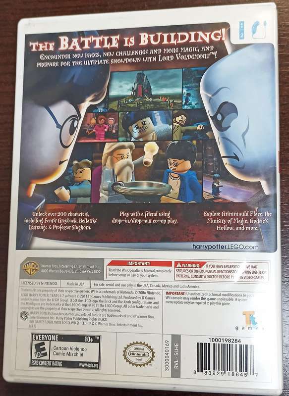 Lego Harry Potter Years 5 - 7 for Wii (NTSC, CIB)