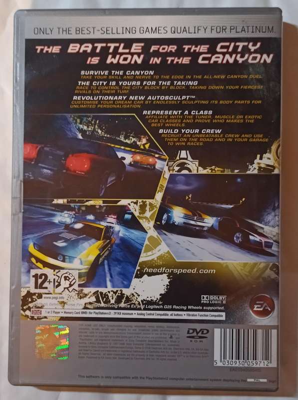 Need for Speed Carbon for PS2 PAL CIB