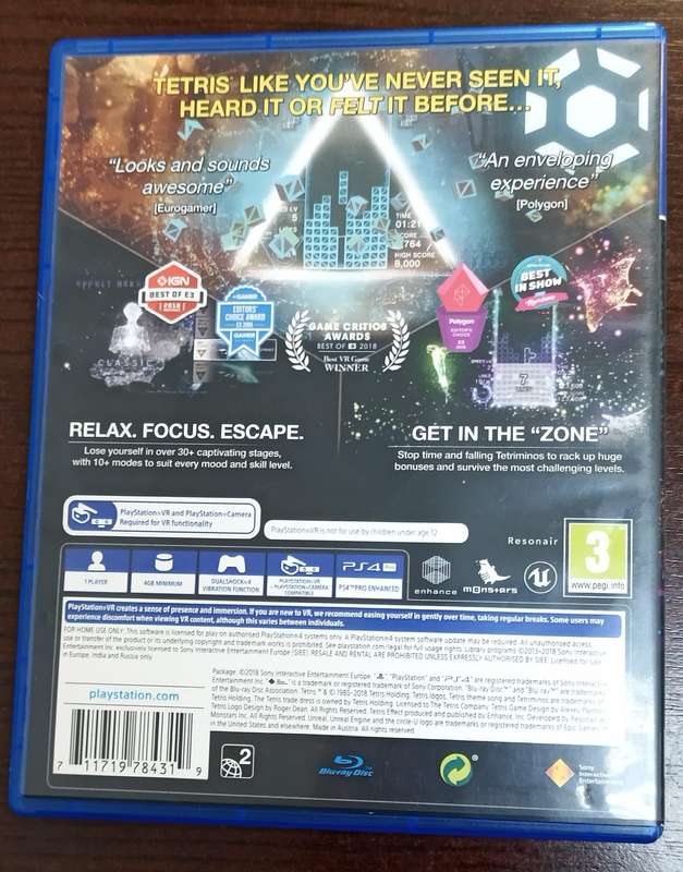 Tetris Effect for PS4 (CIB) VR