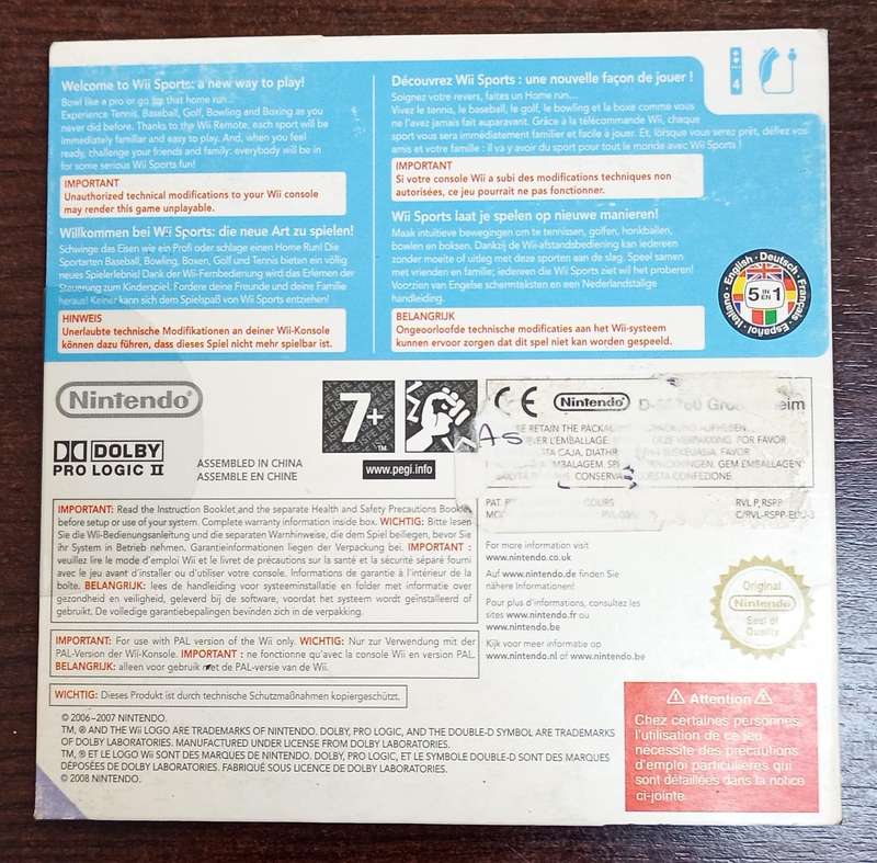 Wii Sports for Nintendo Wii (PAL Sealed)