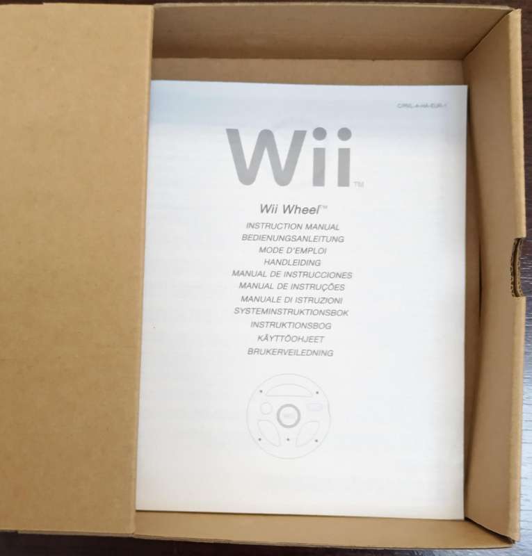 Nintendo Wii Steering Wheel (Original) AS NEW