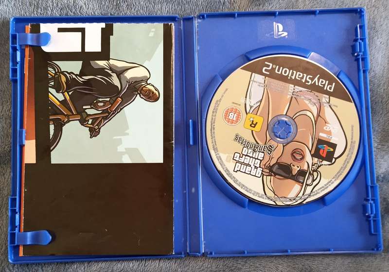 Grand Theft Auto San Andreas for PS2 PAL CIB
