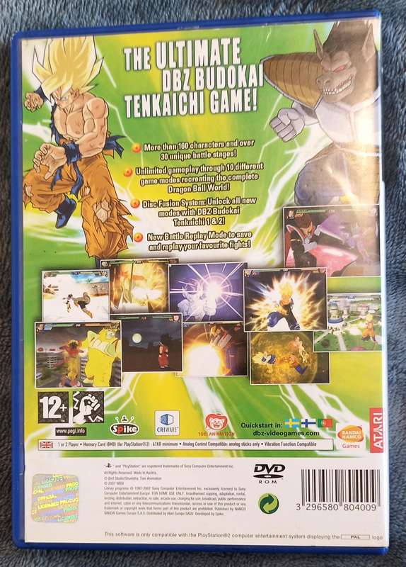 Dragon Ball Z Budokai Tenkaichi 3 for PS2 PAL CIB