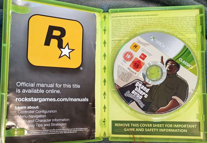 Grand Theft Auto San Andreas for Xbox 360 PAL