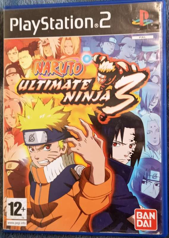 Naruto Ultimate Ninja 3 for PS2 PAL CIB