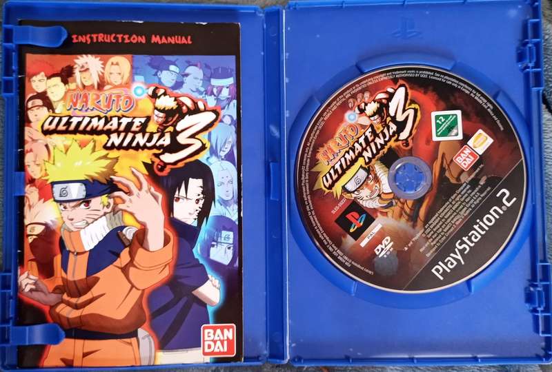 Naruto Ultimate Ninja 3 for PS2 PAL CIB