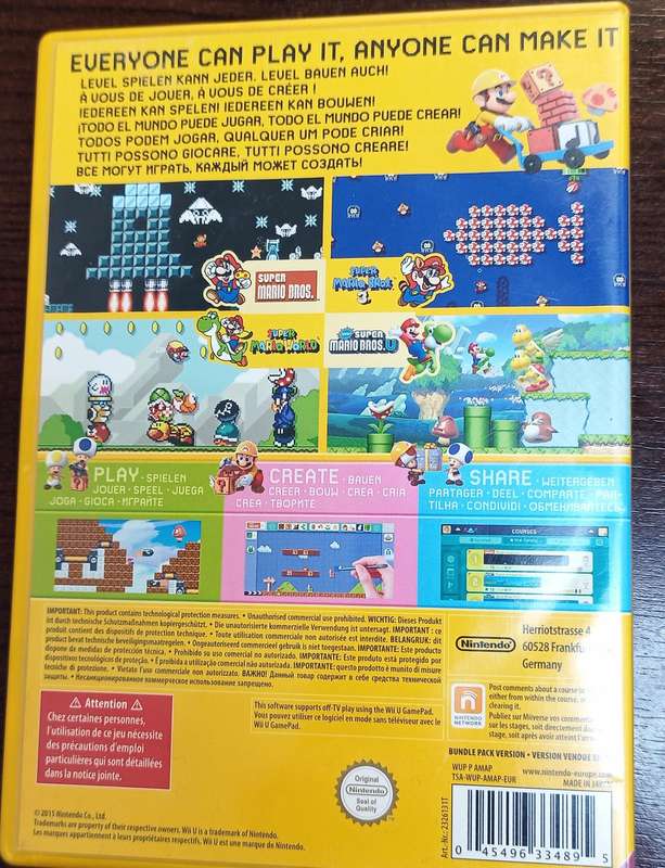Super Mario Maker for Wii U
