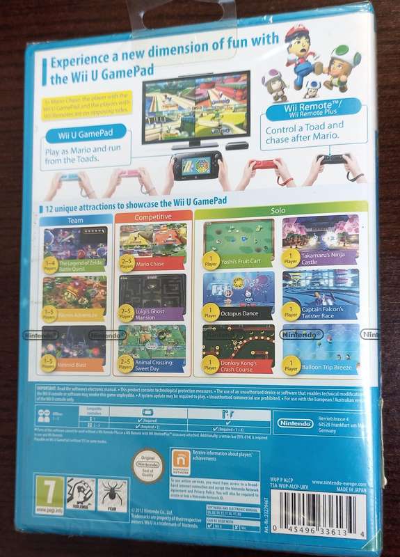 Nintendo Land for Wii U (New Sealed) PAL