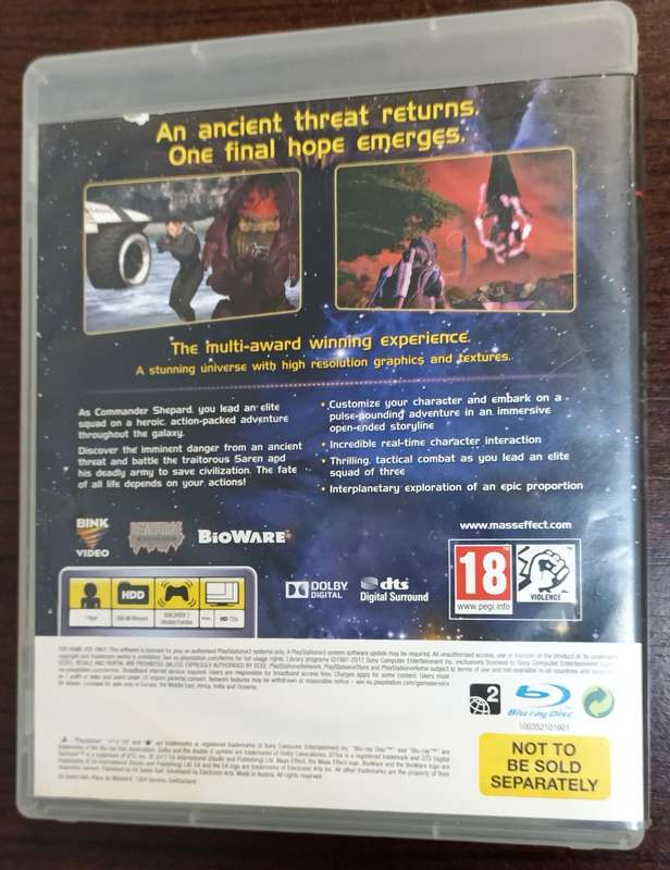 Mass Effect for PS3 CIB