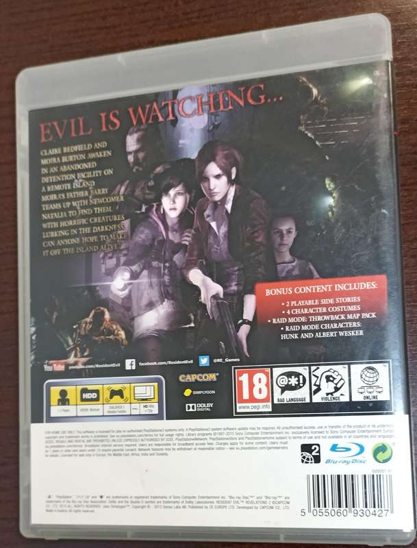 Resident Evil Revelations 2 for PS3 (CIB)