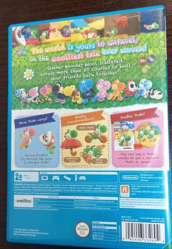 Yoshi's Woolly World for the Wii U PAL CIB