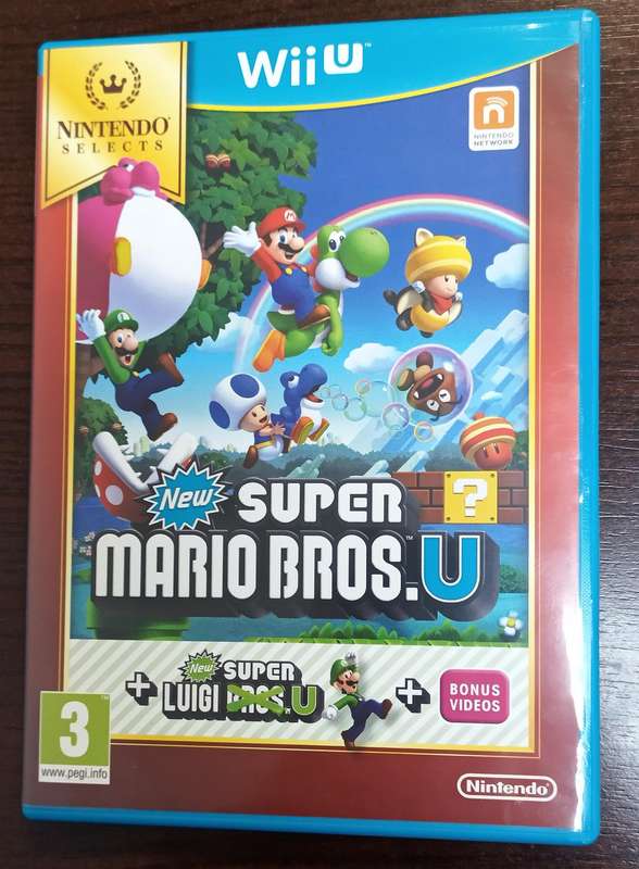 New Super Mario Bros U + Luigi for Wii U (PAL, CIB)