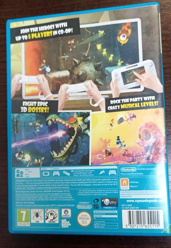 Rayman Legends for Wii U PAL CIB