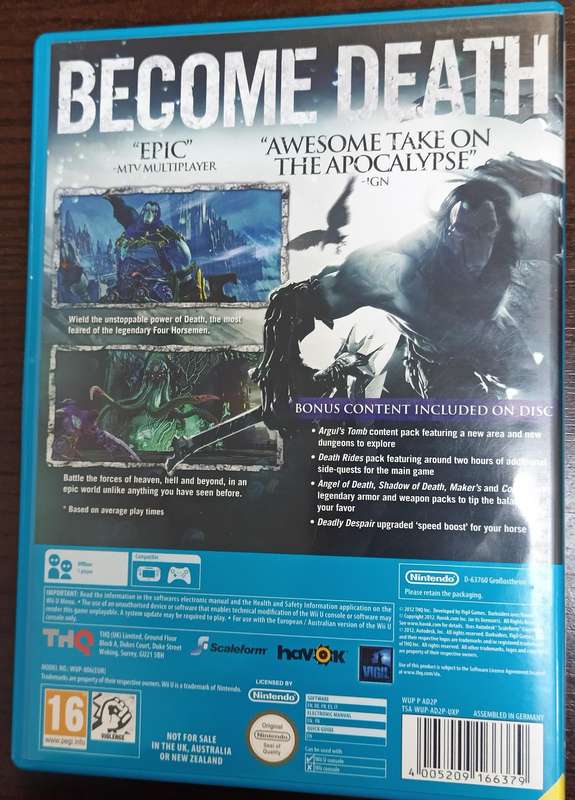 Darksiders II for The Wii U PAL