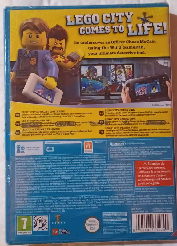 Lego City Undercover for Nintendo Wii U - PAL Sealed