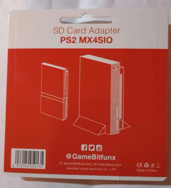 Bitfunx SD Card Adapter PS2 MX4SIO (New)