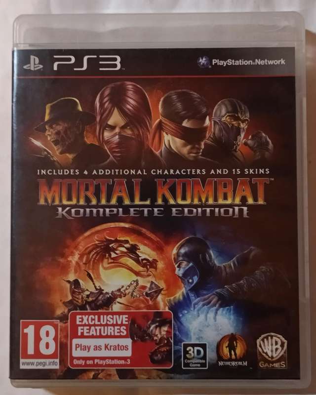 Mortal Kombat Komplete Edition for PS3 (CIB)