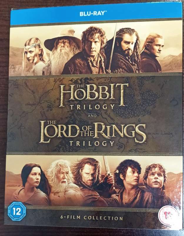 The Hobbit and Lord of the Ring Trilogy on Blu-ray