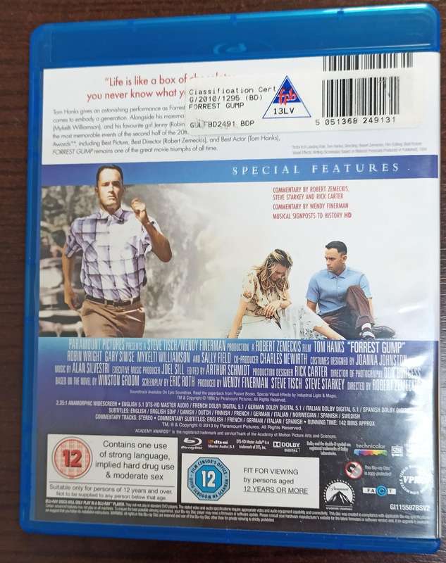 Forrest Gump on Blu-ray