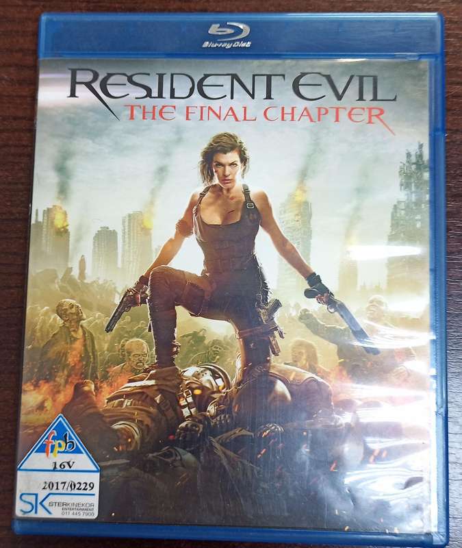 Resident Evil The Final Chapter on Blu-ray
