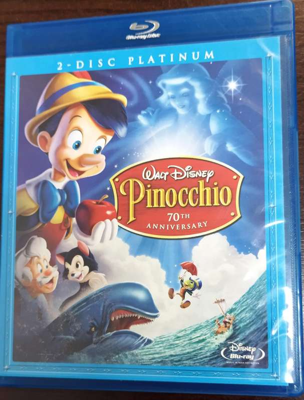 Pinocchio 70th Anniversary 2 X disc Platinum Blu-ray