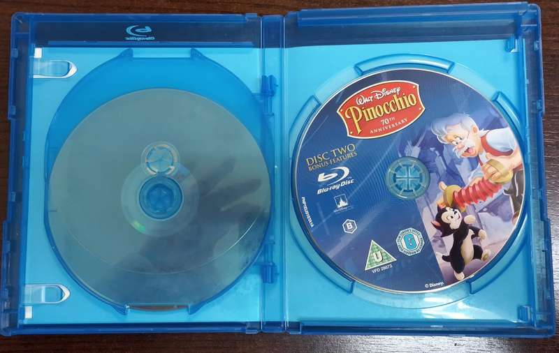 Pinocchio 70th Anniversary 2 X disc Platinum Blu-ray