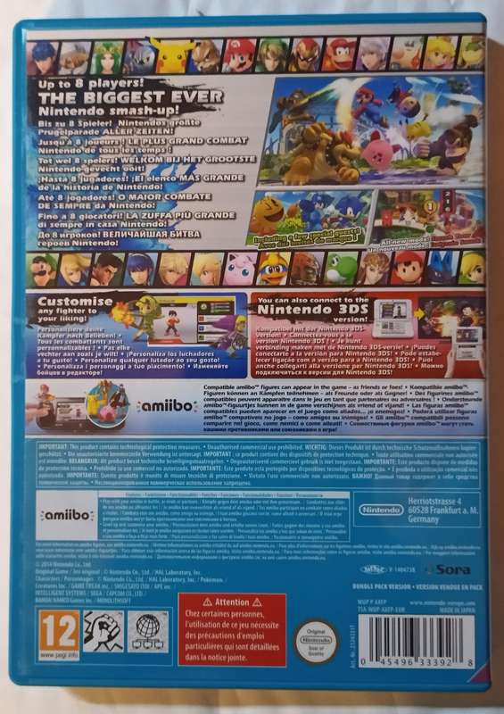 Super Smash Bros for Wii U (PAL CIB)