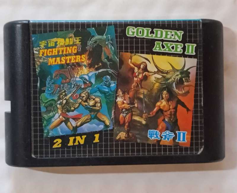 Sega Mega Drive 2 in 1 Cartridge