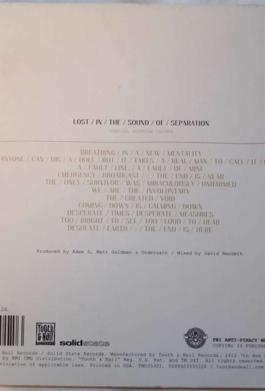 Underoath - Lost in the Sound of Seperation CD + DVD