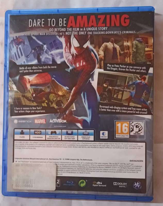 The Amazing Spider-Man 2 for Ps4