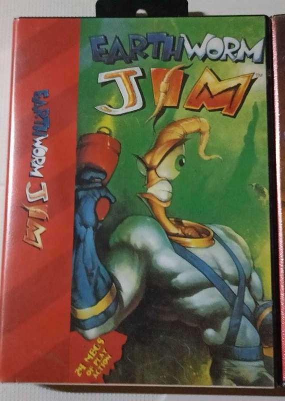 Earthworm Jim 1 and 2 Sega Mega Drive