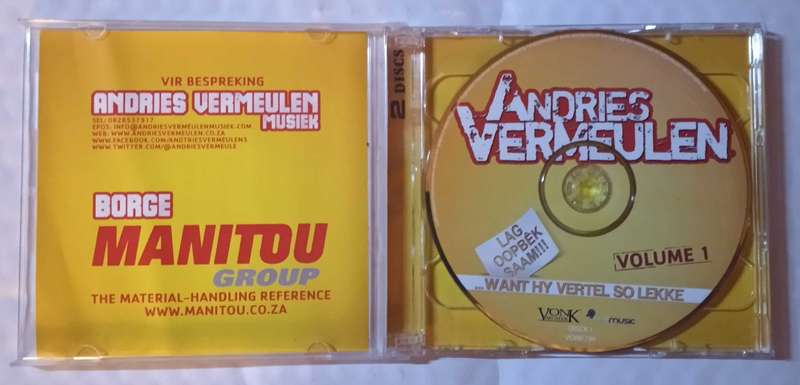 Andries Vermeulen - Want hy vertel so lekke (Dubbel CD)