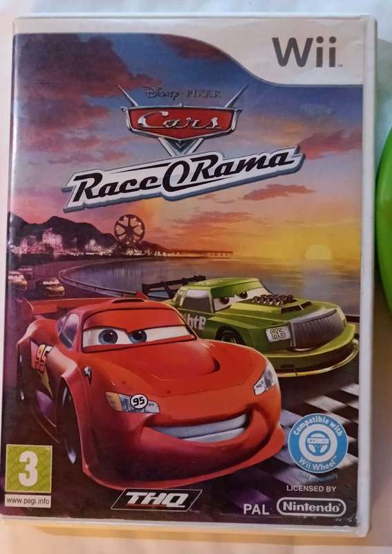 Cars Race O Rama for Wii + Steering Wheel (PAL)