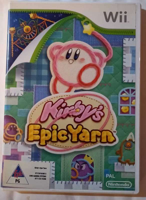 Kirby's Epic Yarn for Wii (PAL, CIB, Mint)