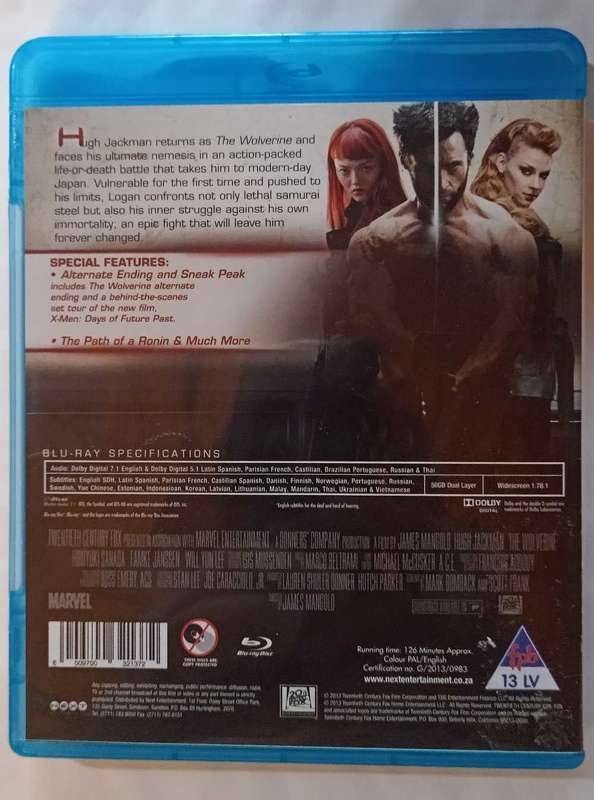 The Wolverine on Blu-ray (Hugh Jackman)
