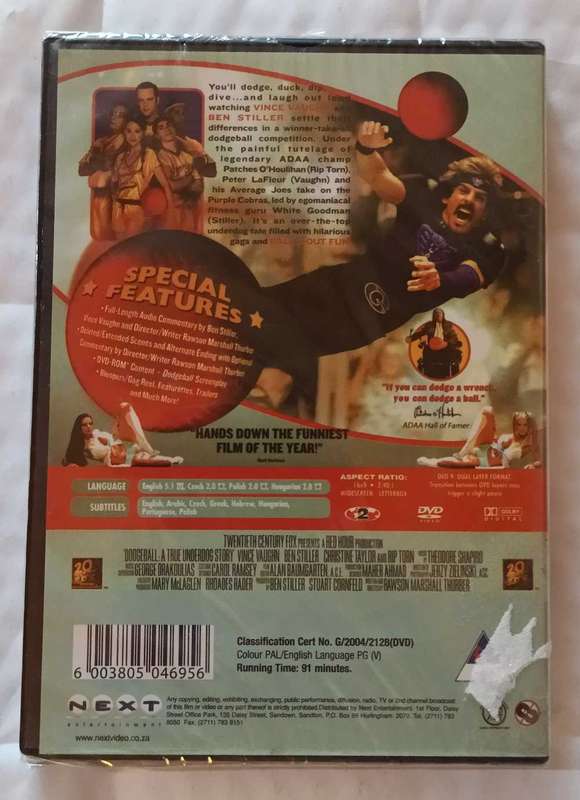 Dodgeball on DVD (New, sealed)