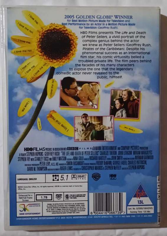 The Life and Death of Peter Sellers DVD