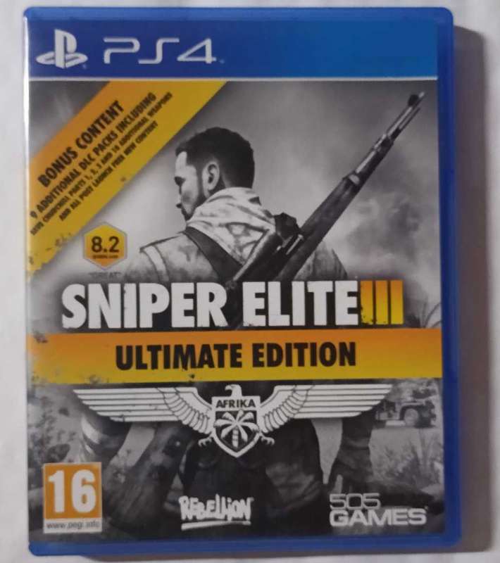 Sniper Elite 3 Ultimate Edition for Ps4 (CIB)
