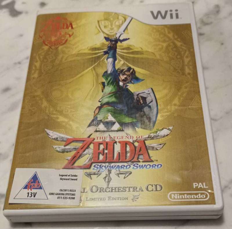 The Legend of Zelda Skyward Sword Limited Edition for Wii (PAL, CIB)